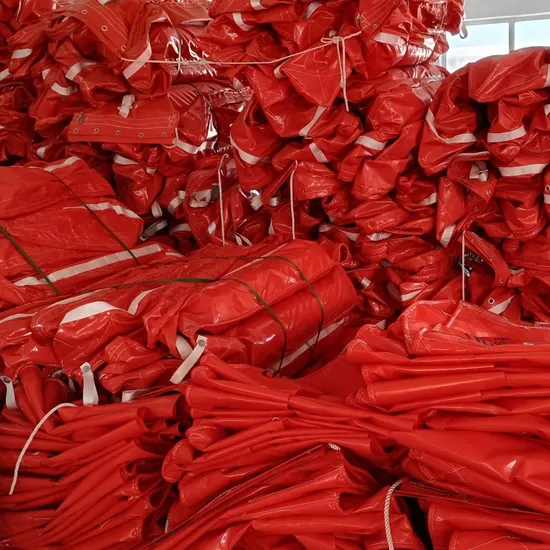 Custom PVC Rubber Oil Spill Control Containment Barrier Boom with Ocimf Standard